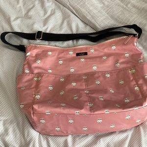 Kate Spade Owl Diaper bag in pink